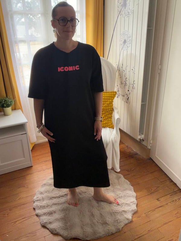 Robe longue noire iconic