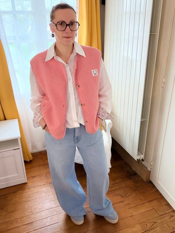 Jeans wide bleu