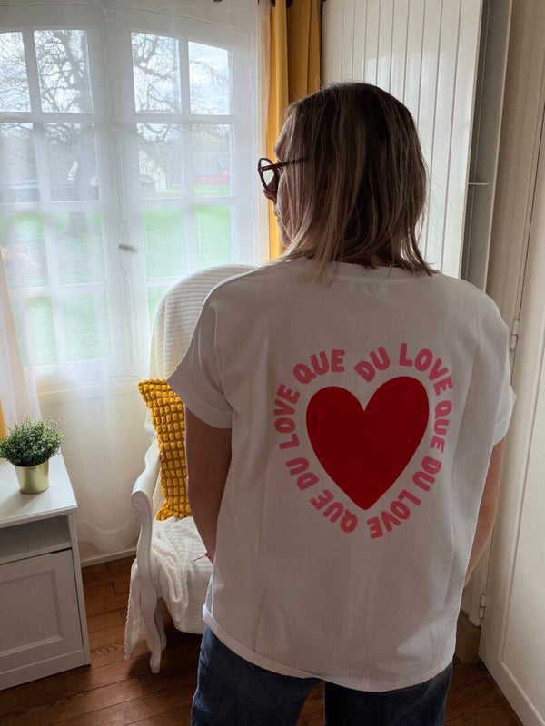 T.shirt que du love 💗
