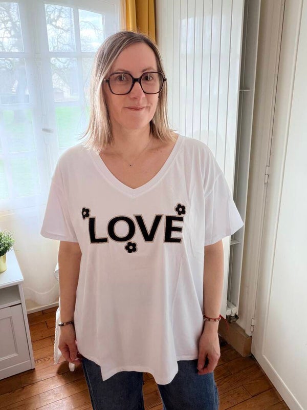 T.shirt amour noir GT