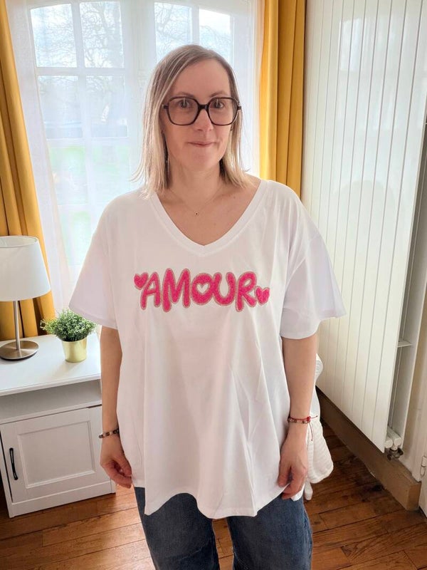 T.shirt amour Fushia GT