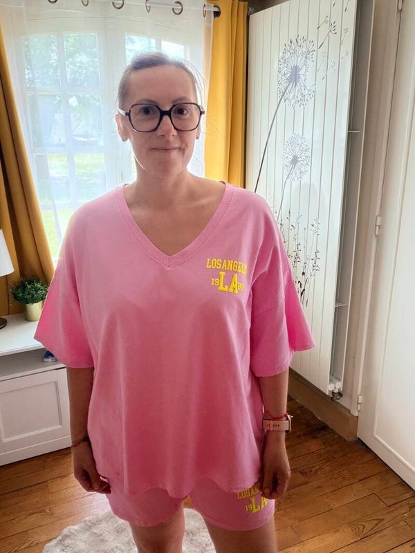 T.shirt LA rose