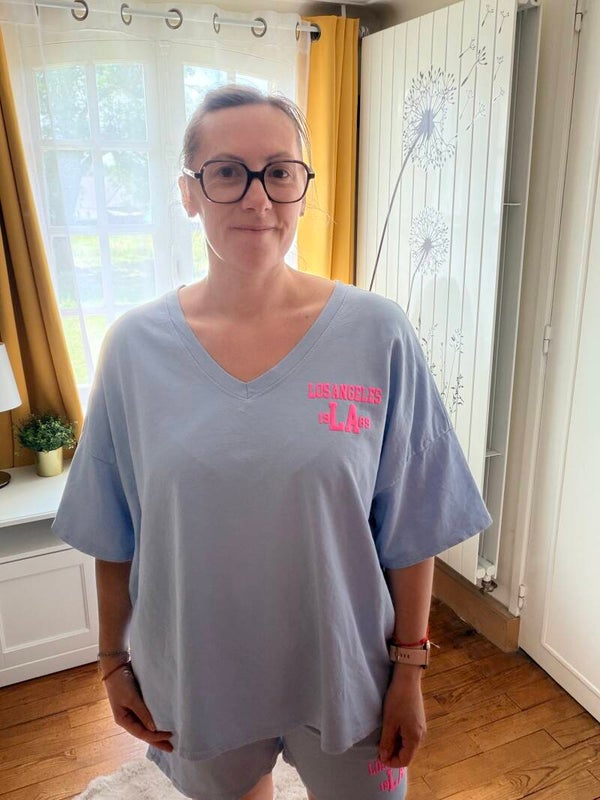 T.shirt LA bleu