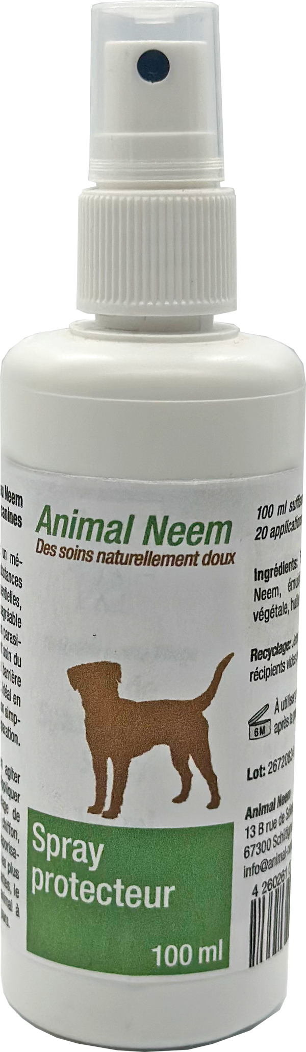 Pack chien soin protection huile de neem
