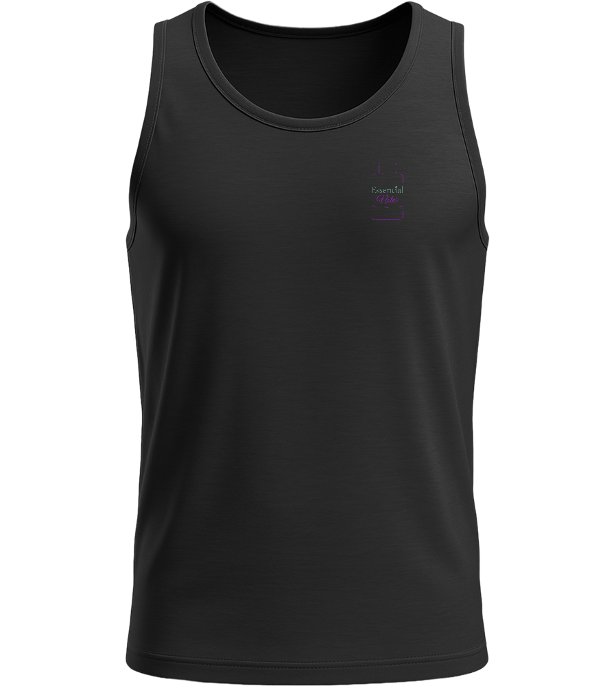 Men's Tank Top - Text printed on the back