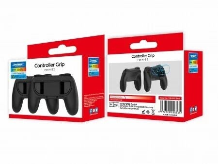 Poignées ergonomiques pour Joy-Con Nintendo Switch 2 DOBE TNS-3162, coloris noir