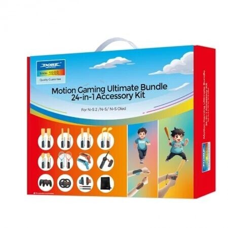 Kit de sport 24-en-1 pour Nintendo Switch 2 DOBE TNS-5113 (Boîte/blister)