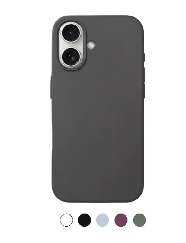 APPLE Housse-coque silicone rigide iPhone 16 Plus (Boite/blister) noir
