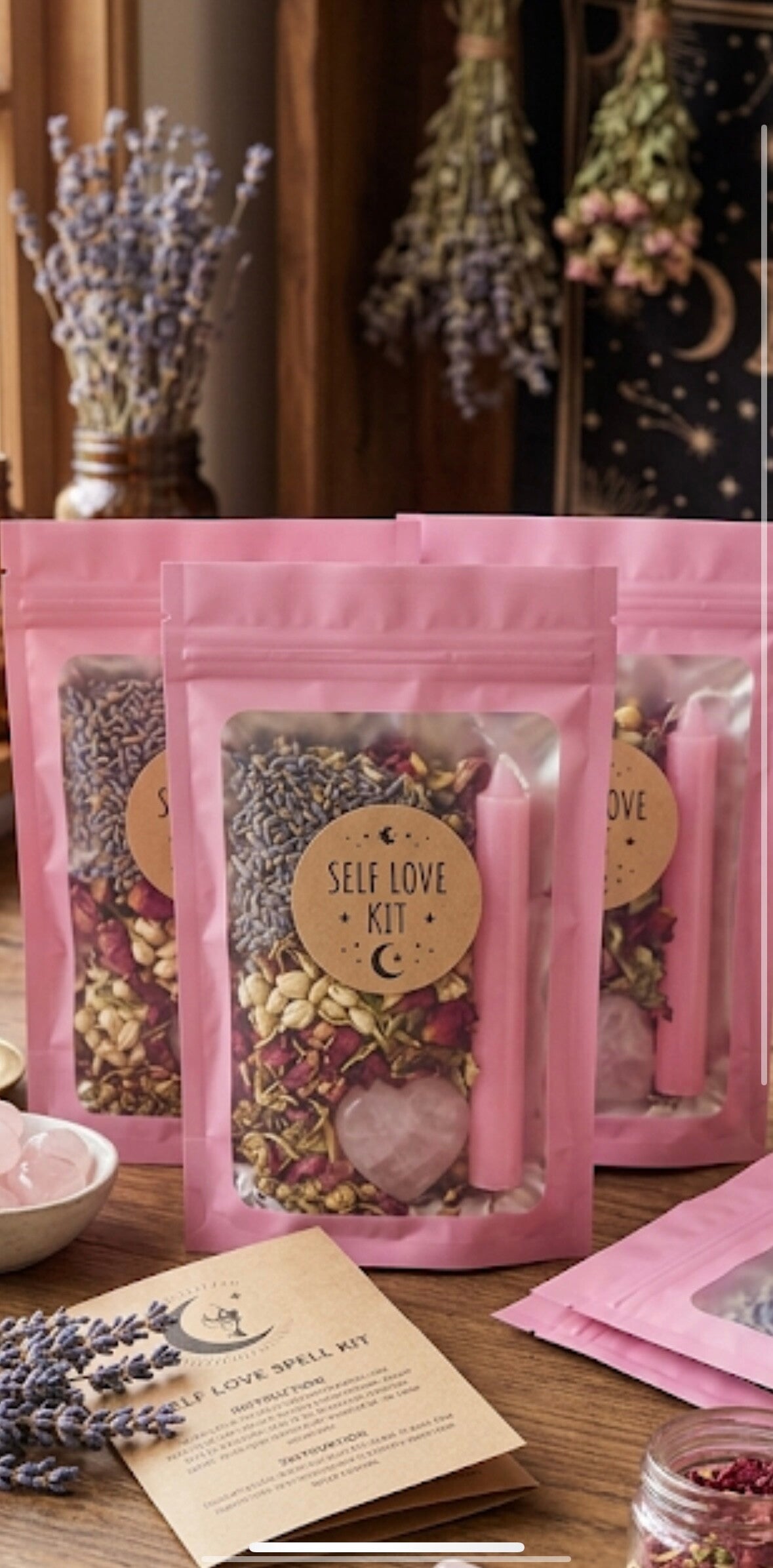 Pre order self love spell kit 🖤