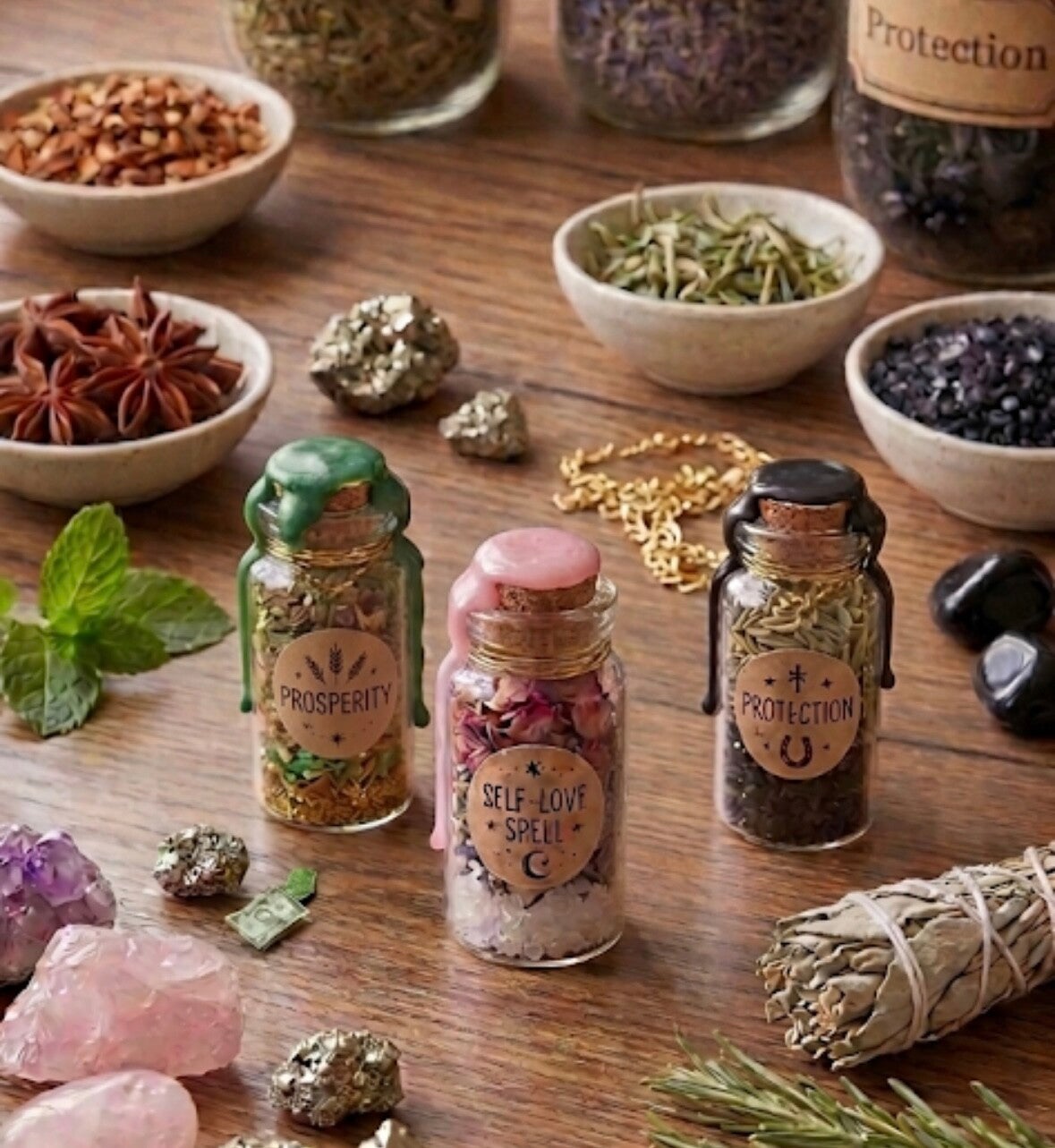 Pre order spell jars 🖤