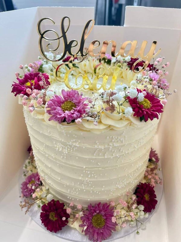 Bloemen taart