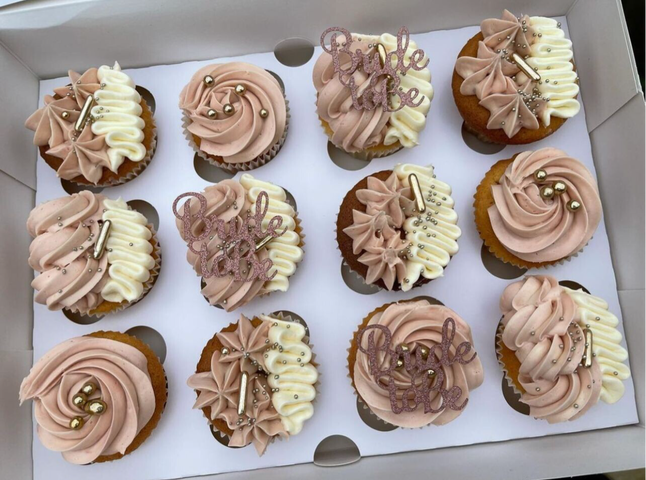 Bride to be cupcakes
