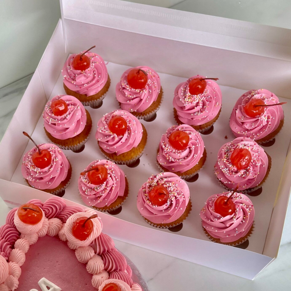 Cherry cupcakes