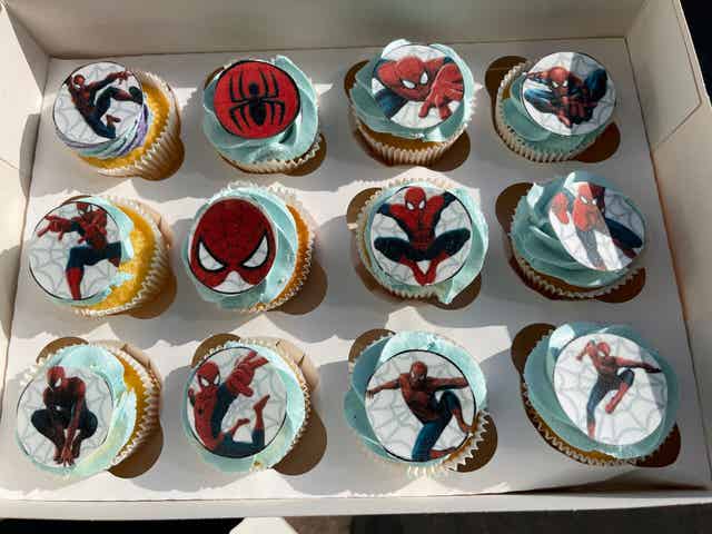 Spiderman cupcakes