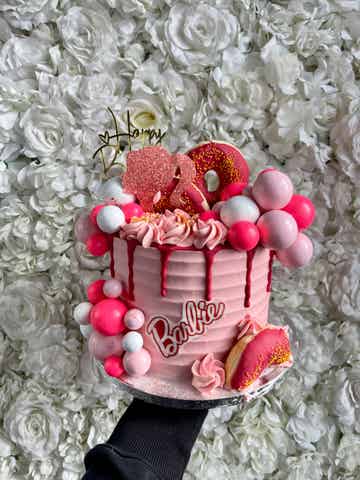 Barbie taart
