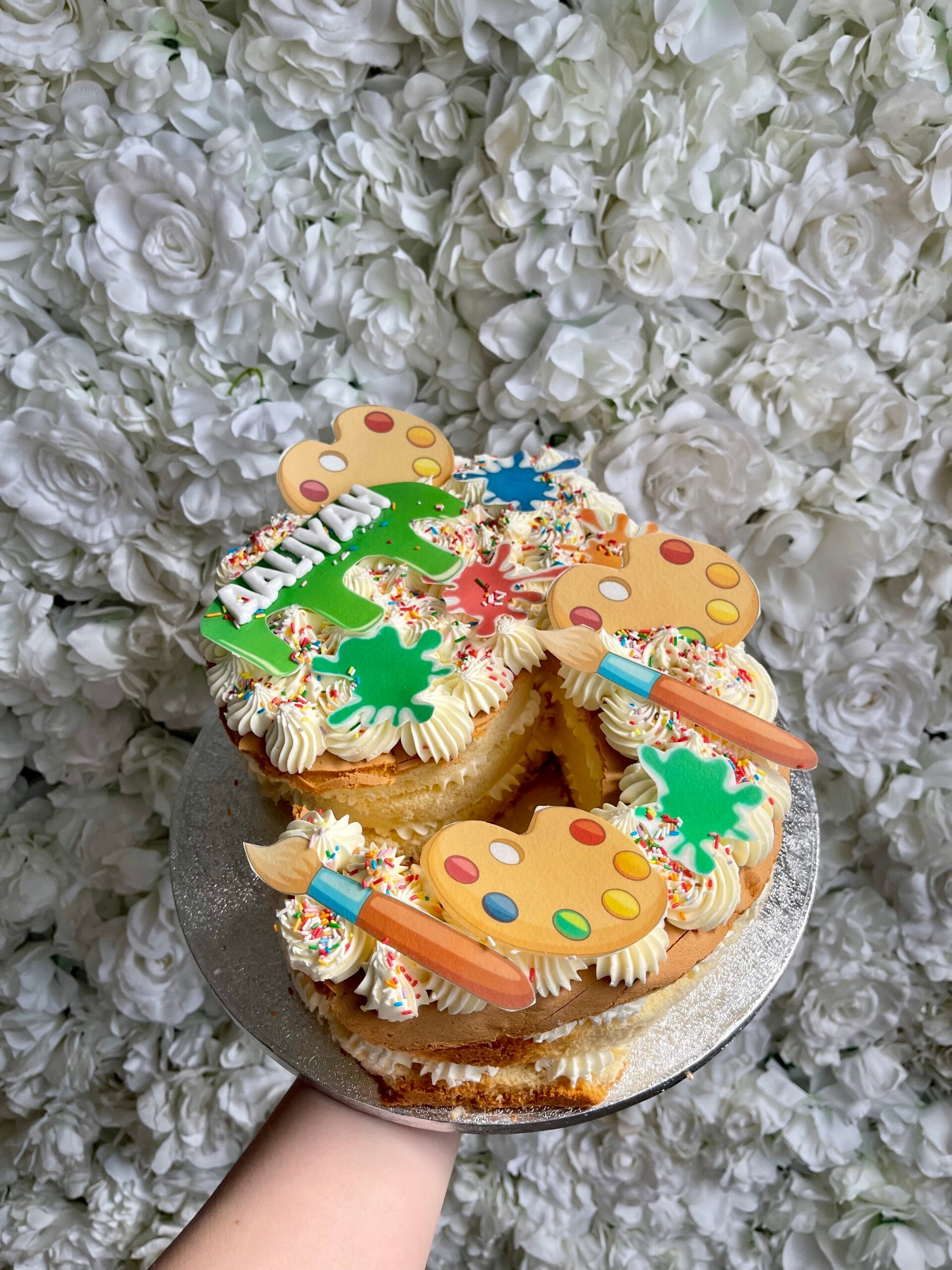 Lets paint cijfertaart