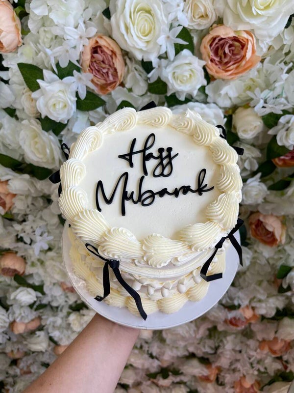 Hajj Mubarak taart
