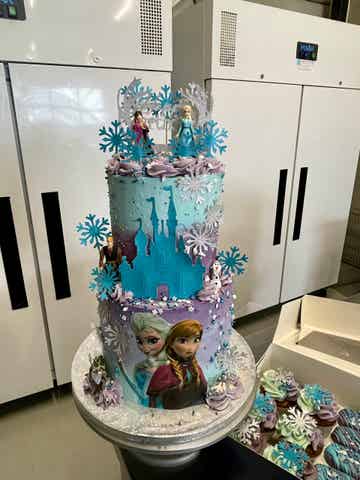 Frozen taart