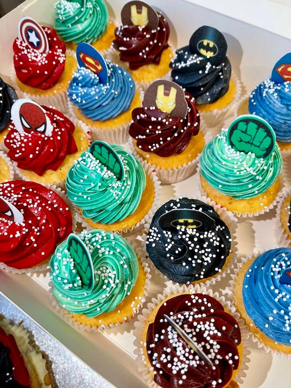 Marvel cupcakes