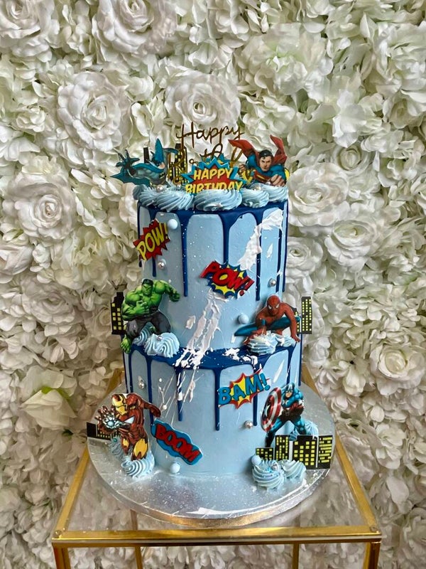 Marvel taart