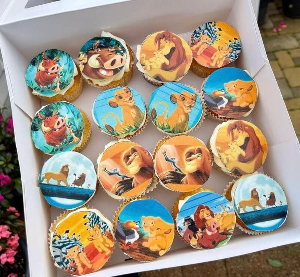 Lion king cupcakes