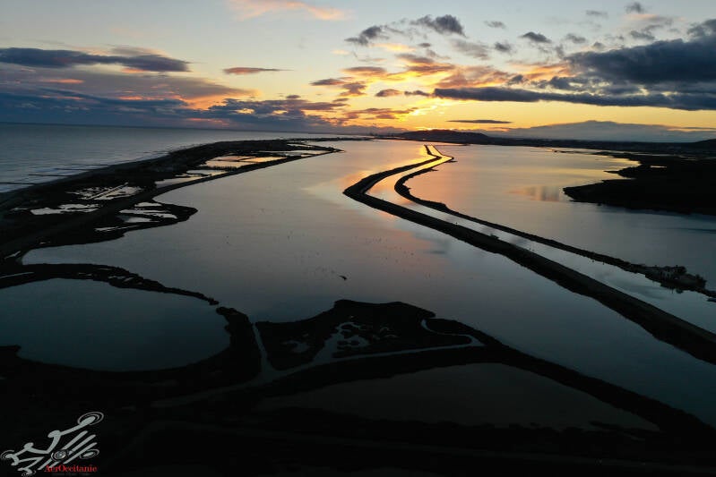 Coucher de Soleil sur l'Etang d'Ingril