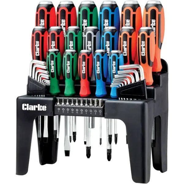 Clarke  44 Piece Hammer Through Screwdriver & Bit Set