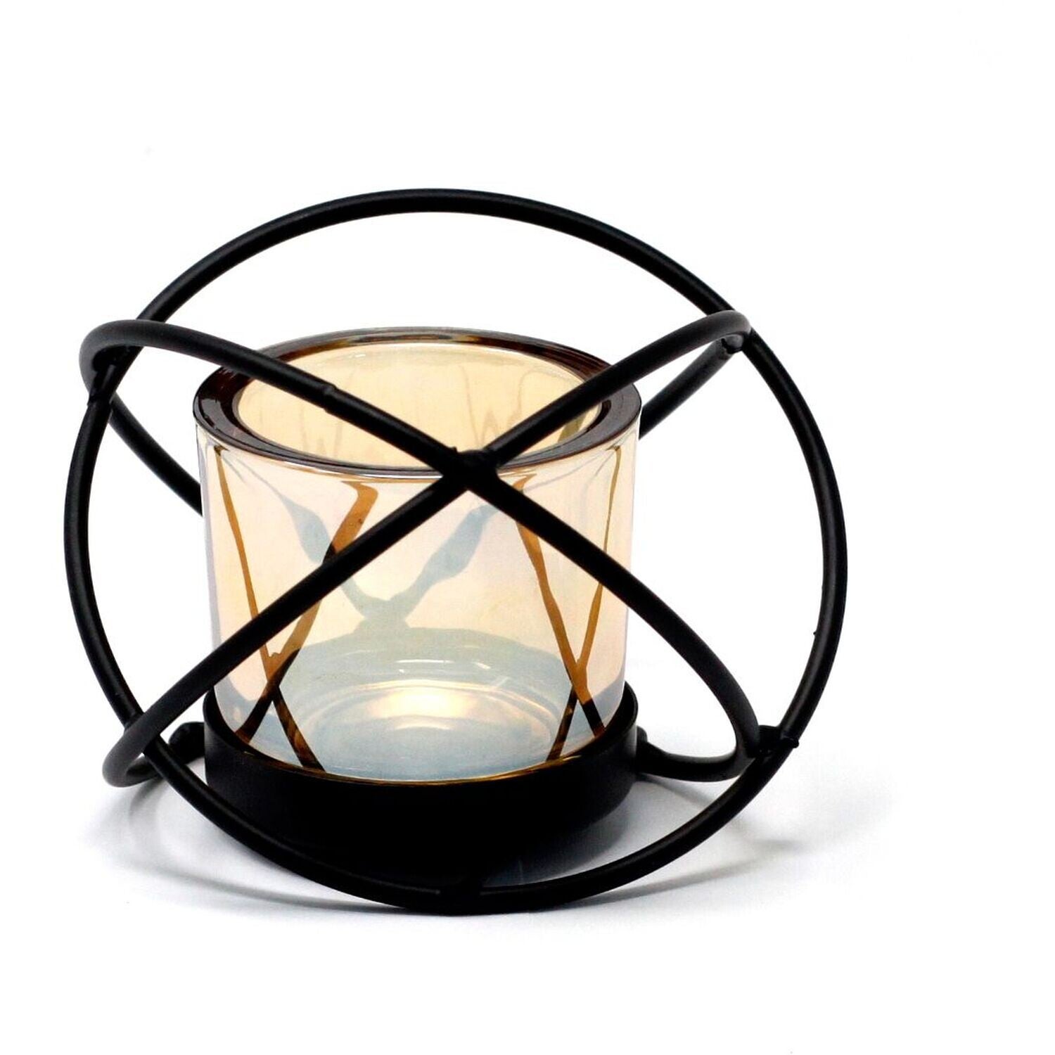 Centrepiece Iron Votive Candle Holder - 1 Cup Single Ball