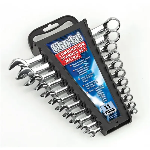 Clarke  11 Piece 6 - 19mm Combination Spanner Set