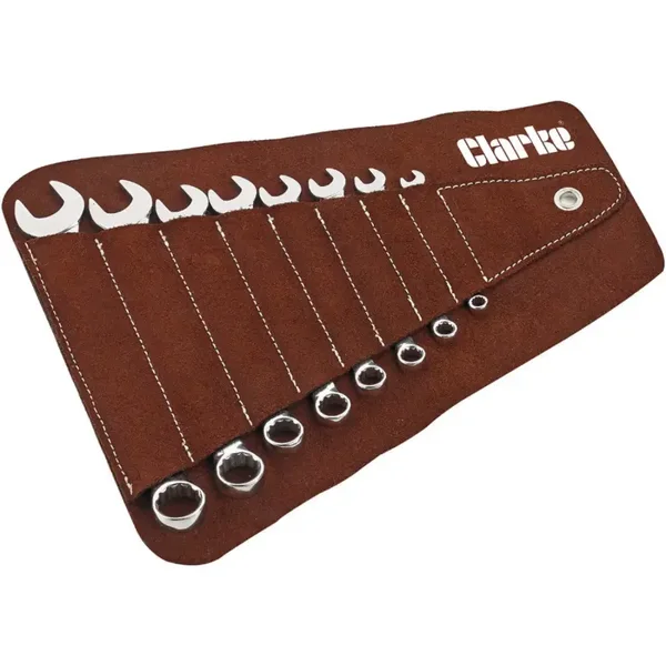 Clarke 8 Piece AF Combination Spanner Set