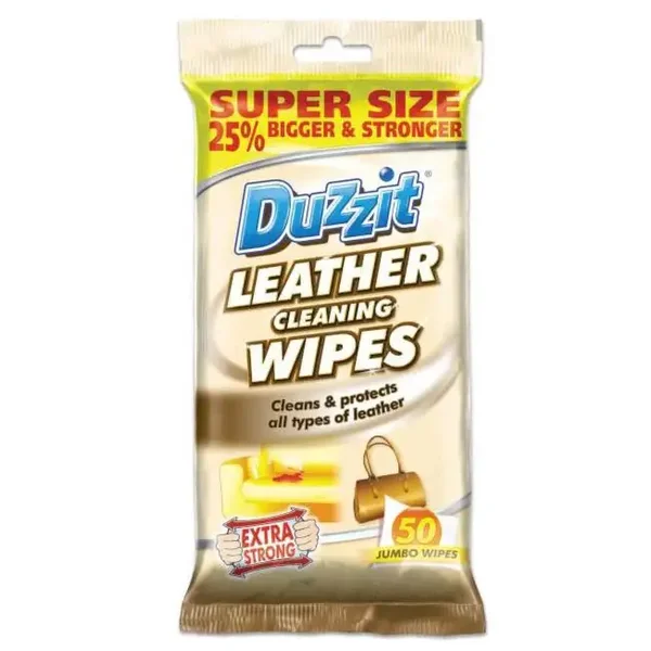 Duzzit Leather Cleaning Wipes 50 Pack
