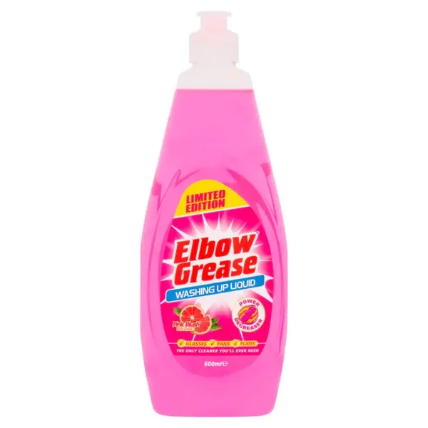 Elbow Grease Washing Up Liquid Pink 600ml