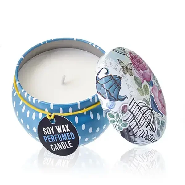 Art Tin Candle  - Parisian Weekend - Peonies