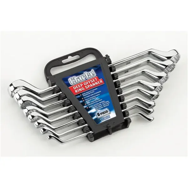 Clarke piece 6 - 22mm Deep Offset Ring Spanner Set