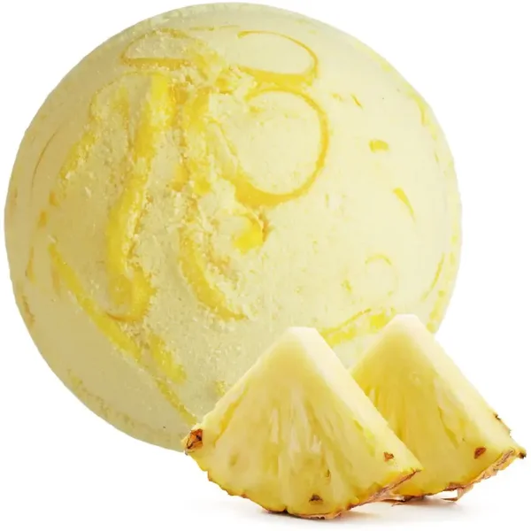 1x Tropical Paradise Coco Bath Bomb - Pineapple