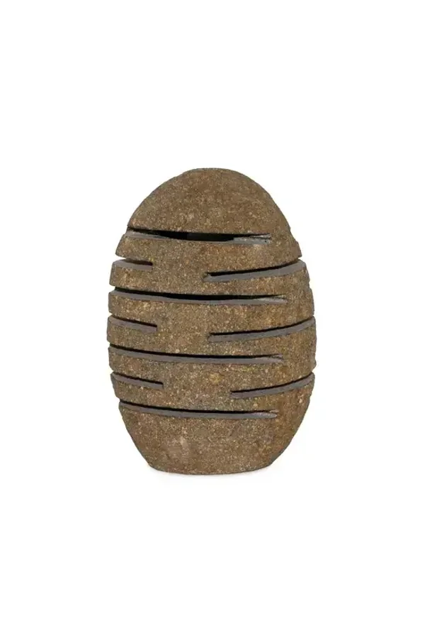 Natural Riverstone Candle Holder - Standing Stone Cut
