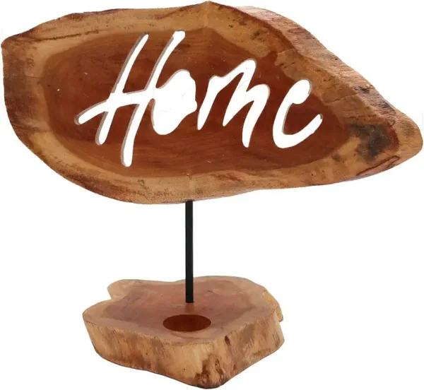 Candle Holder Sign - Home