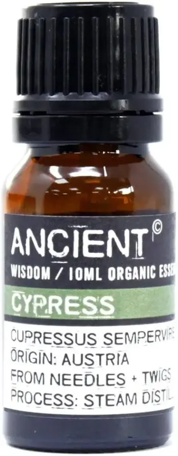 Ancient Wisdom Cypress Organic Essential Oil 10ml
