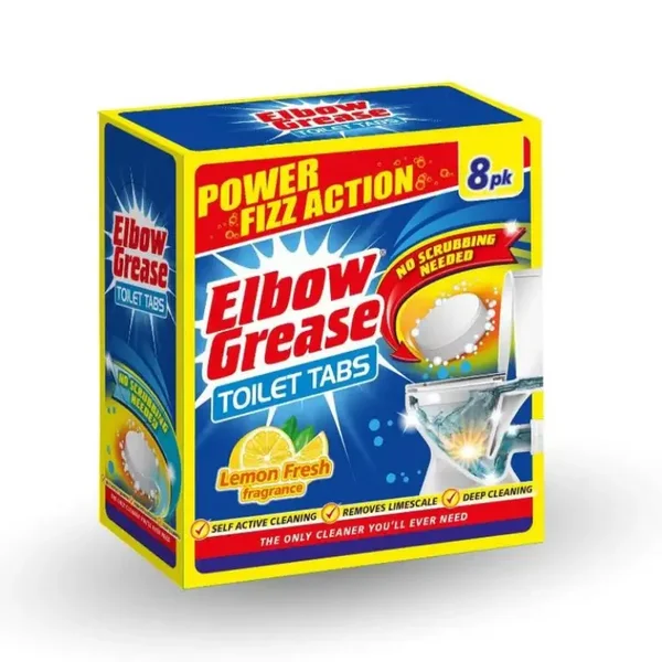 Elbow Grease Toilet Tablets Lemon Fresh 30g 8 Pack