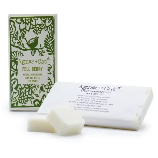 Agnes + Cat Box of 8 Wax Melts - Fell Berry