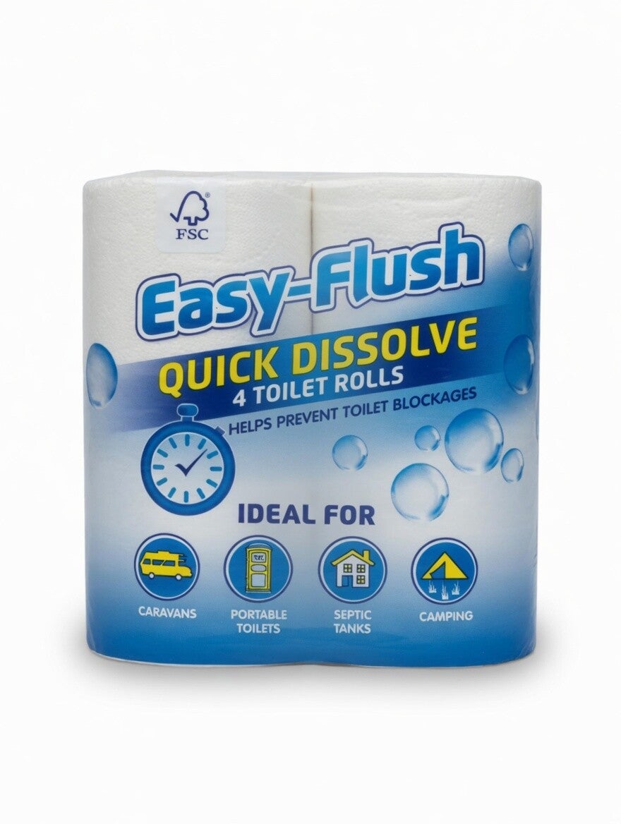 Easy-Flush Quick Dissolve Toilet Rolls