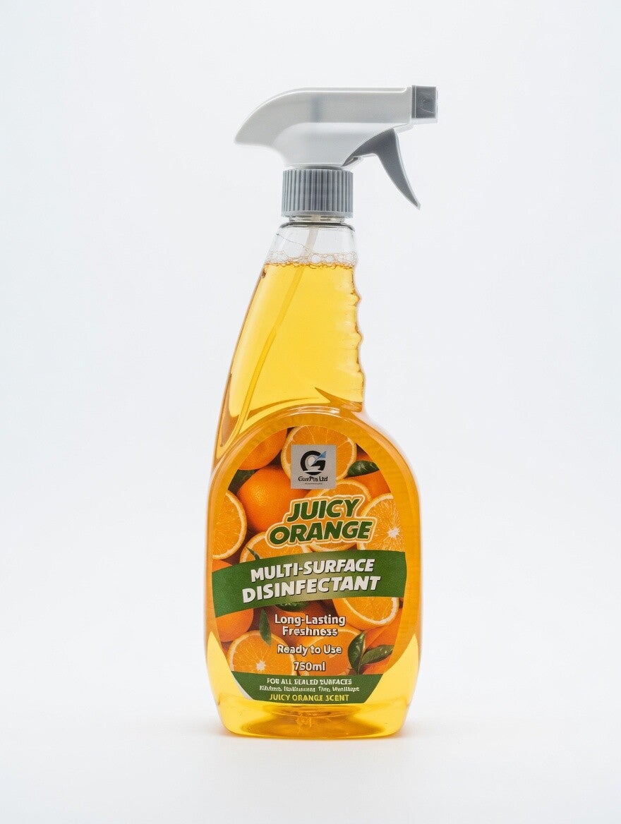 Juicy Orange Disinfectant 750ml Trigger Spray