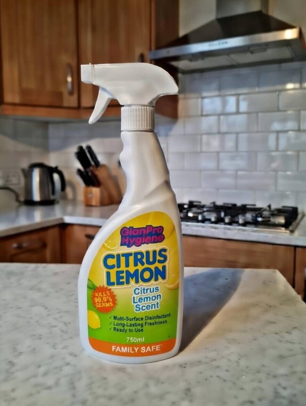 Citrus Lemon Disinfectant 750ml Trigger Spray