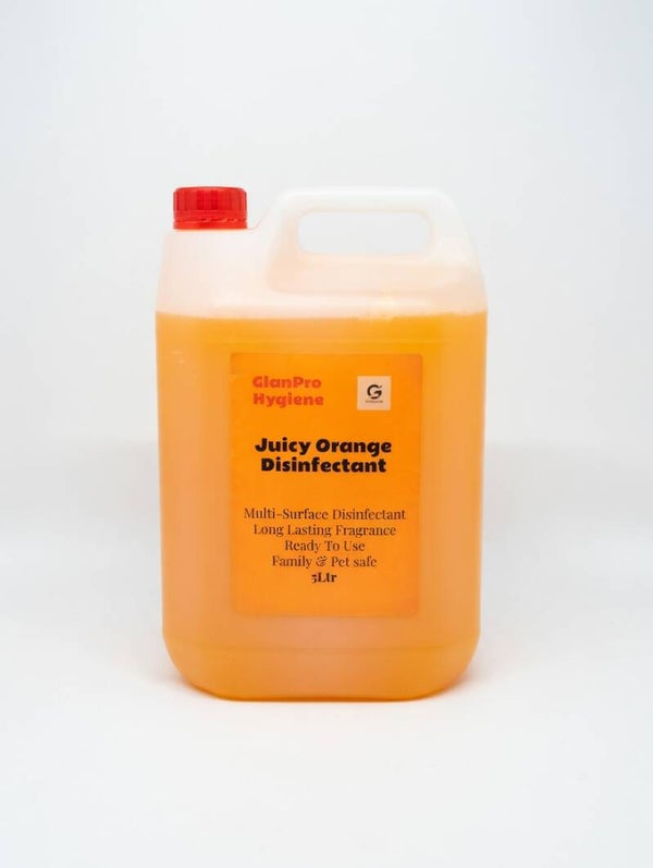 5ltr Jerry Tub of Juicy Orange Multi Surface Disinfectant