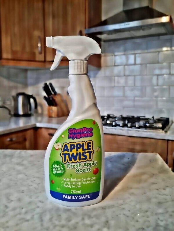 Apple Twist Disinfectant 750ml Trigger Spray