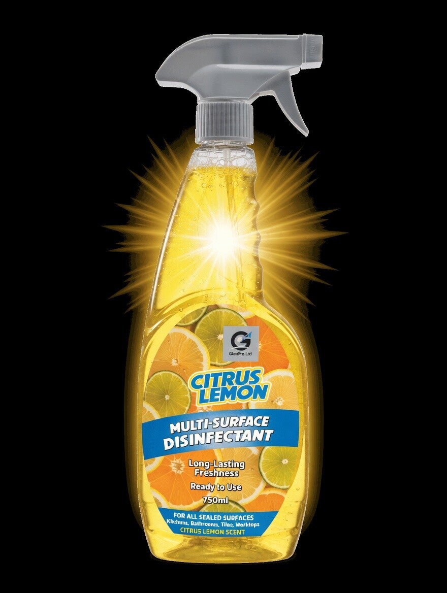 Citrus Lemon Disinfectant 750ml Trigger Spray