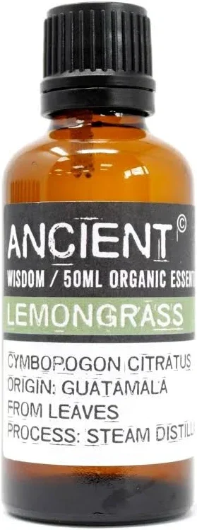 Lemongrass Organic Essential Oil 50ml