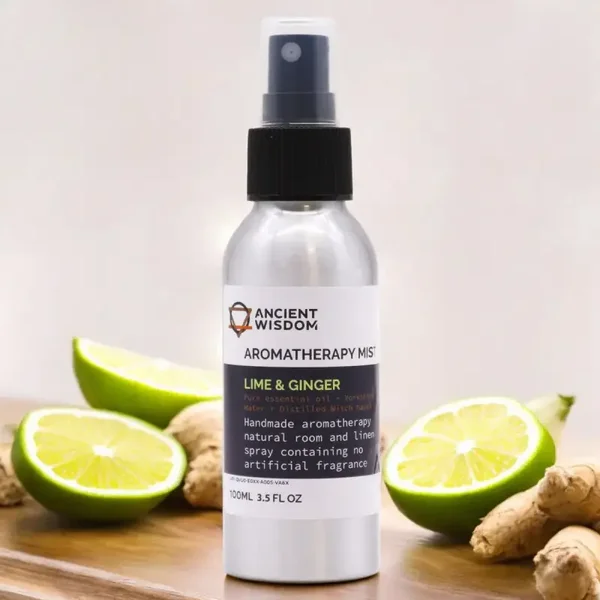 Botanical Essential Oil Mist | Lime & Ginger (100ml)