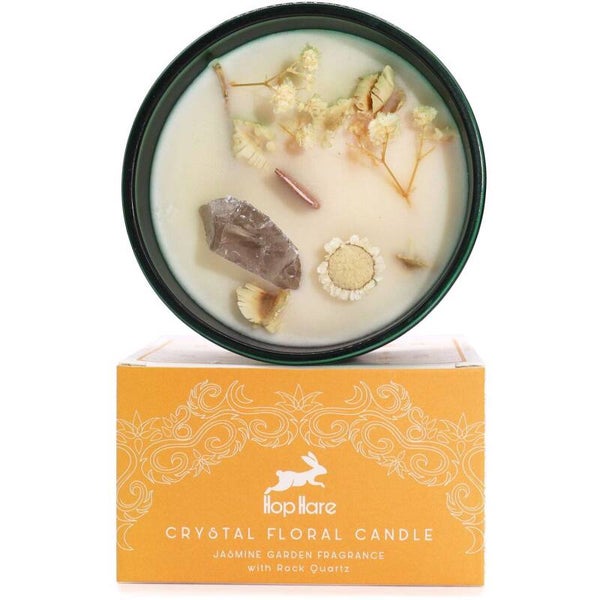 Hop Hare Crystal Magic Flower Candle - The Lion