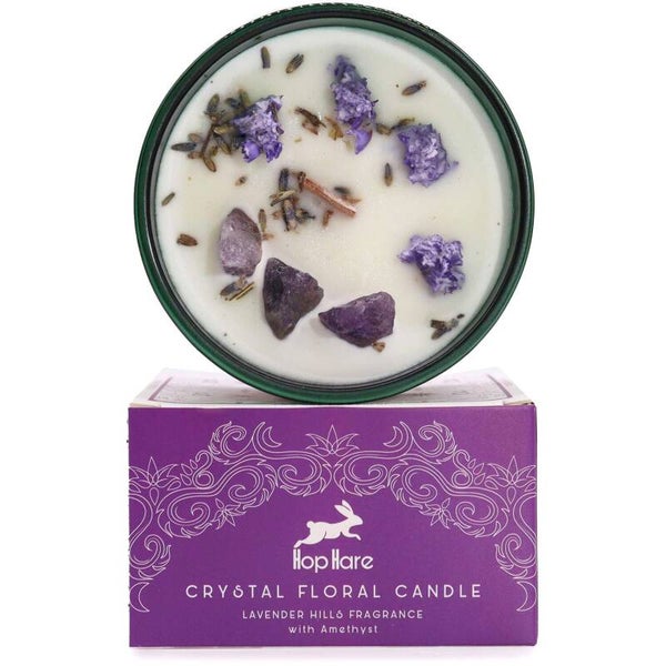 Hop Hare Crystal Magic Flower Candle - The Moon